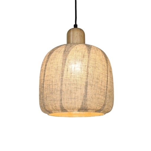 Hanglamp LIVA parelgrijs Ø26x25cm