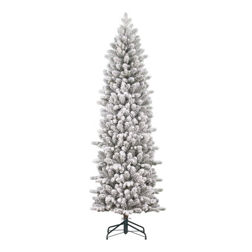 Harma Smalle Kunstkerstboom | H260 x Ø73 cm | Groen Frosted - Product afbeelding