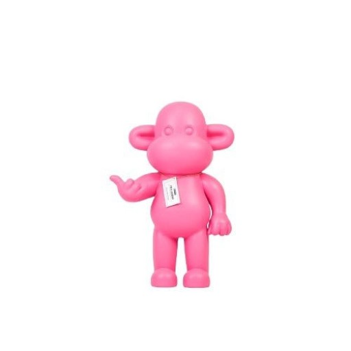 Ornament - Hang Loose Monkey Figurine 'The Legend' - Polyresin - Pink - 33x21x50cm