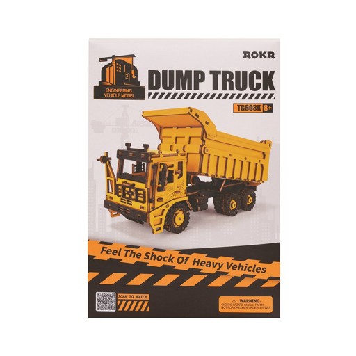 Robotime, Houten Puzzel 3D Dump Truck, TG603K, 18x7,5x8cm