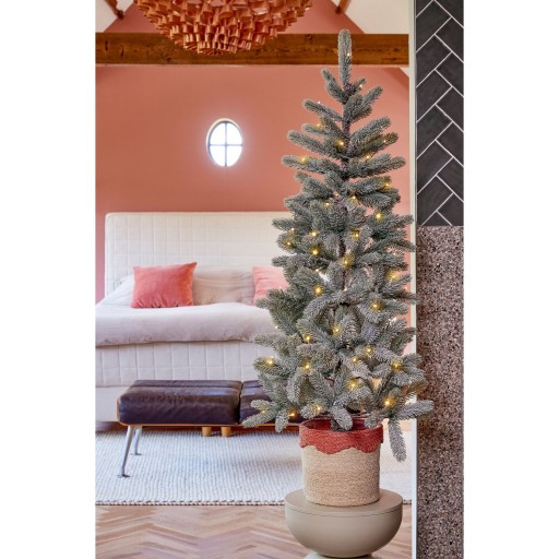 Nagoya Kunstkerstboom met LED Verlichting en Timerfunctie - H120 x Ø60 cm - Groen