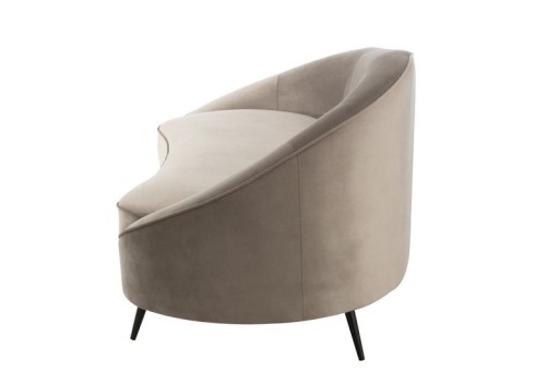 J-Line Sofa Elisabeth Textil Silver