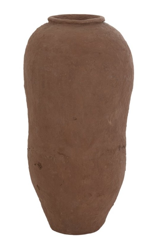 J -Line Vase - Paper Mache - Brown - Large - 96 cm high