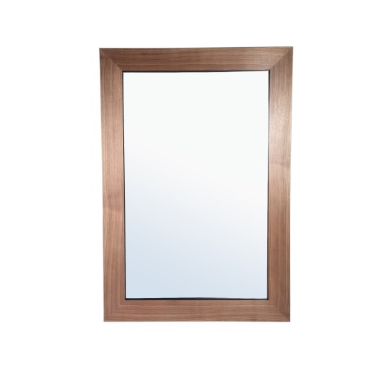 Tiess Natural Wooden Veneer Mirror Straight Frame