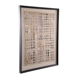 Carmell Cream Framed Wall Panel PS Board Rectangle