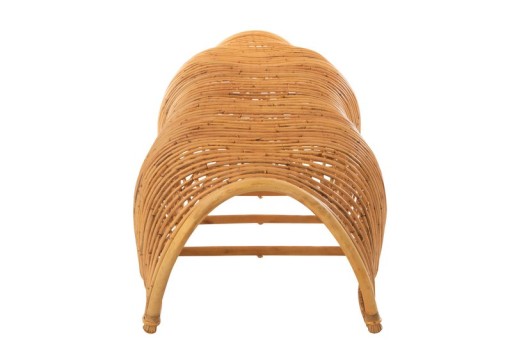 J-Line bank Roni - rotan - naturel