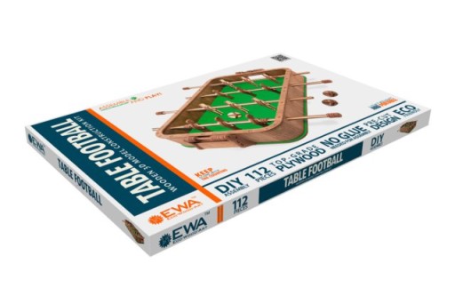 Eco Wood Art, 3D Wooden Puzzle, Foosball, 1140, 36x37x7.8cm