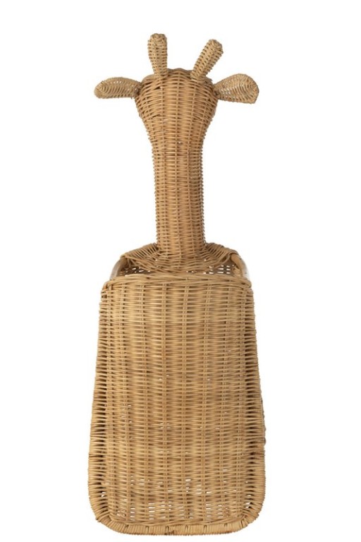 J-Line Basket Giral Rattan Natural
