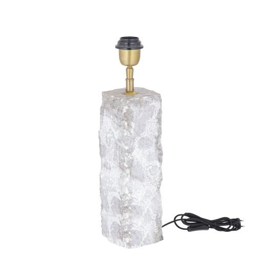 Rester Natural Marble Table Lampbase Rough Stone L