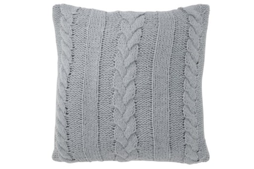 J-Line cushion Twist - polyester - gray