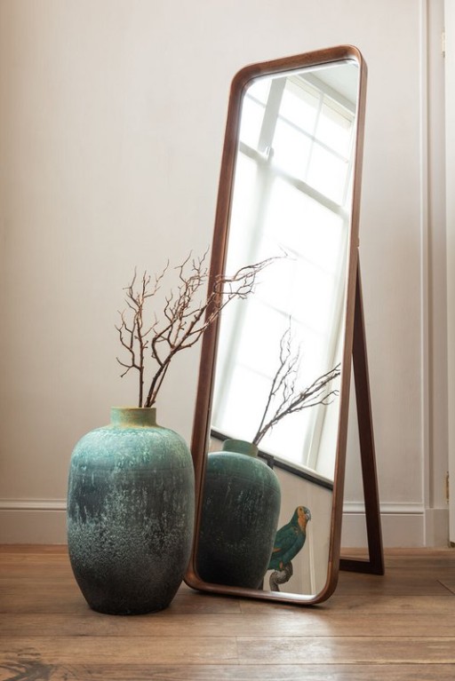 J-Line Vase Vintage Ceramic Azure Small