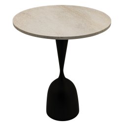 Patras Bistro Table Beige Marble