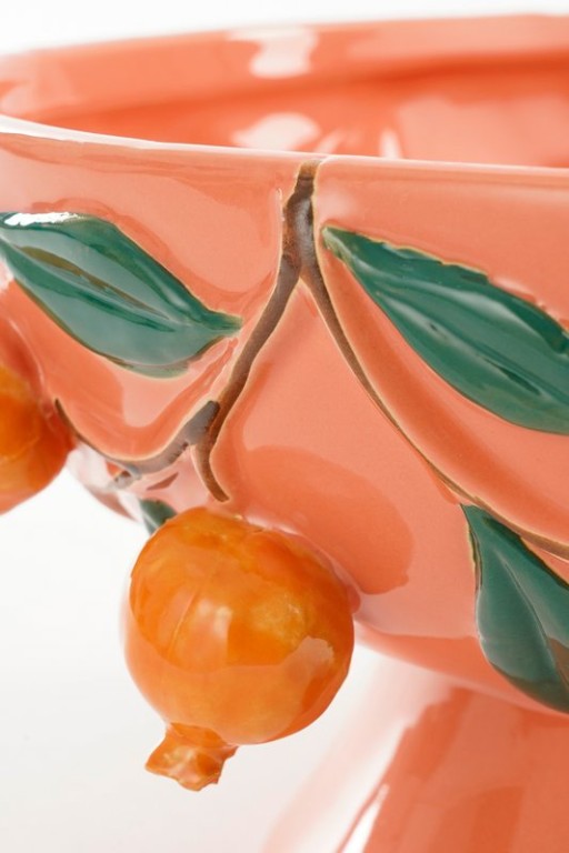 Melika Decoration Scale - H16 x Ø39 cm - Ceramics - Pink