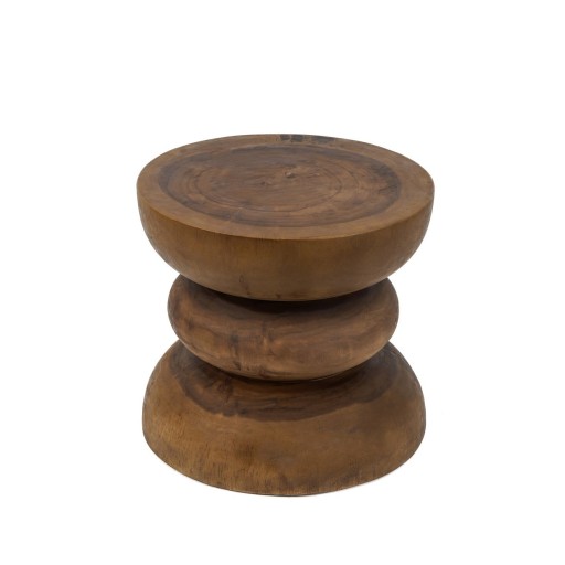 Corfu Hocker | Spiralform | Natur | Massives Suarholz