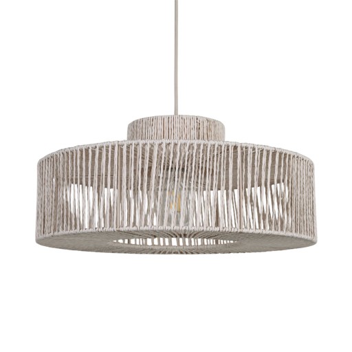 Hanglamp ELISA beige Ø55x24cm
