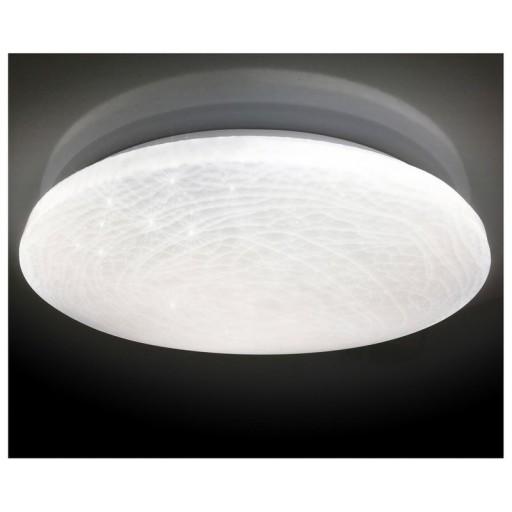 LED ceiling light "Polaris" d: 48cm crystal effect
