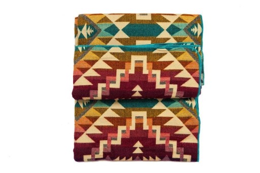 Ecuadoriaanse Alpaca Deken | Native Blanket | Tweezijdig Chimborazo Roze