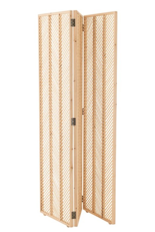 J-Line Screen Mili Bamboo/Plywood Natural
