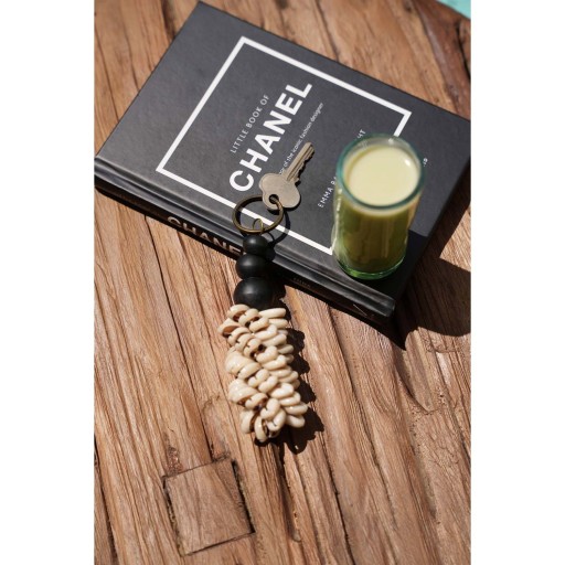 De Canggu sleutelhanger - natuurlijk zwart