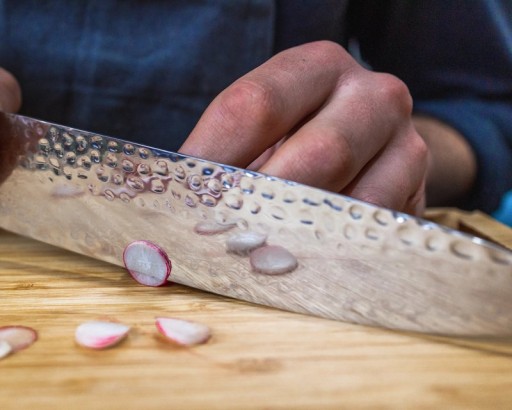 Kitchen accessories - KOTAI bamboo cutting board with juice groove and hidden handles - 40 x 30 x 2 cm