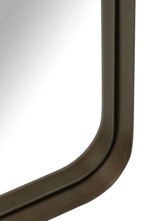 J -Line Spiegel Markus - Metal/Glass - Black - Large - 180 x 80 cm