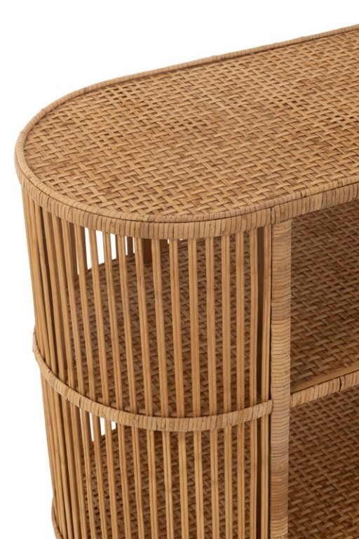 J-Line Table Exo Bamboo/Rattan Natural