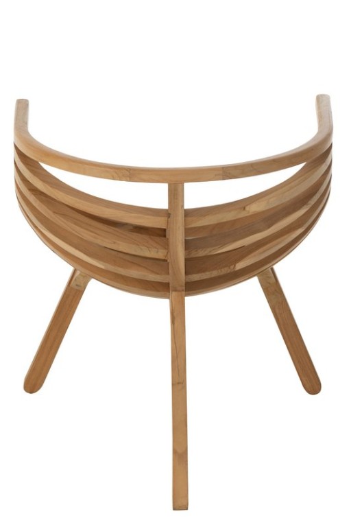 J-Line Chair Crab Teak Wood Natural