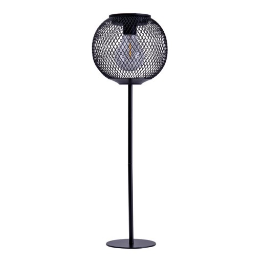 LED solar light "Geli", outdoor decoration made of metal and plastic in black , with firmly built -in LED