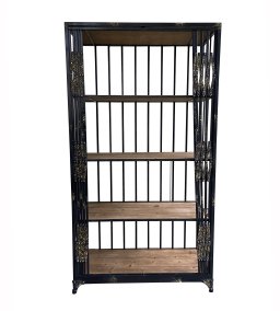 Alivator Cabinet Metal And Wood Shelf