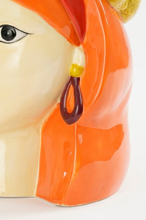 Funny Flowerpot Inside - H25 x Ø20 cm - Dolomite - Yellow