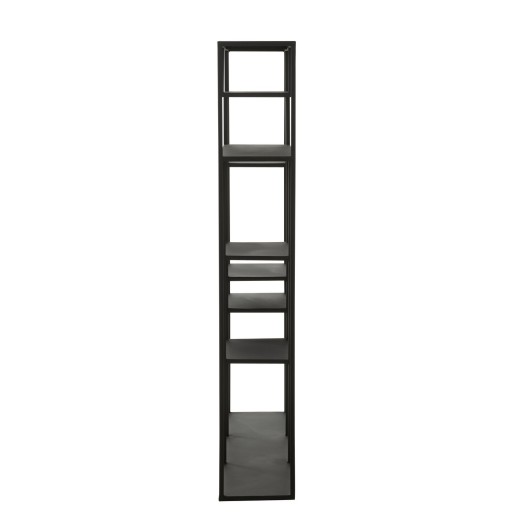 J-Line Rek Ongelijke Legplank Metaal Zwart