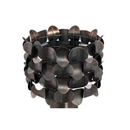 Jaye Black Iron Table Lamp Bended Circle Pattern