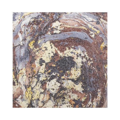 Eaven Rust Marble Look Glass Mosaic Wall Panel | Handgemaakt Kunstpaneel 90x90 cm - Product afbeelding