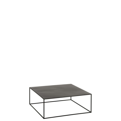J-Line salontafel Vierkant - metaal - zwart