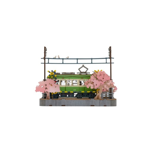 Robotime, DIY 3D Houten Modelbouwpakket, Sakura Journey, TGS02, 23,2x14x16,7cm