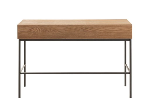 J-Line Console 3 Drawers Wood/Metal Natural