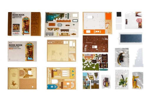 DIY Book Nook & Wonderland Boekensteun Romantic Venice, Robotime, TGB08, 17,8x10,8x24,4cm