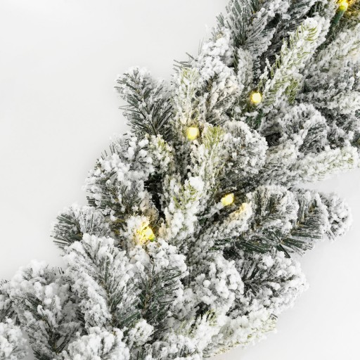 Grimshaw Guirlande met LED Verlichting en Timerfunctie - L270 x Ø25 cm - Groen