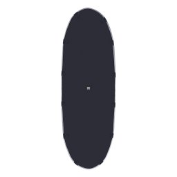 Limera Nickel Alu Oval Mirror Irregular Border L