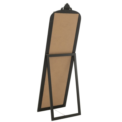 J-Line spiegel Emi - hout - zwart