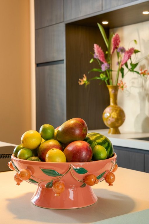 Melika Decoration Scale - H16 x Ø39 cm - Ceramics - Pink