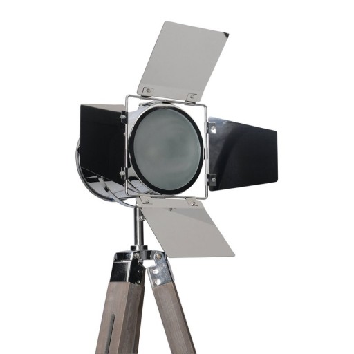 Standing lamp three-legged "Holly" made of dark nature with an E27 version, 100-140 cm high, lamp for living room, dining room or office