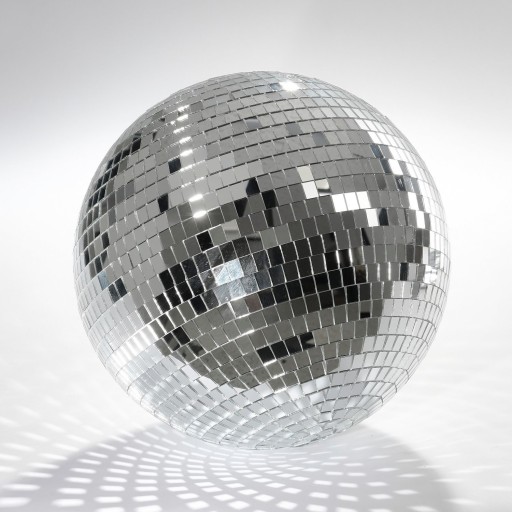 Kerst Discobal - Ø50 cm - Zilver
