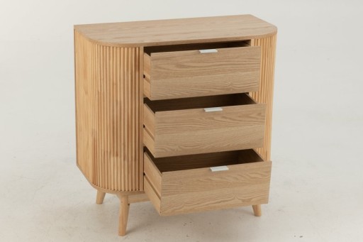 J -Line Cupboard Round - Pinehout - Natural - Large