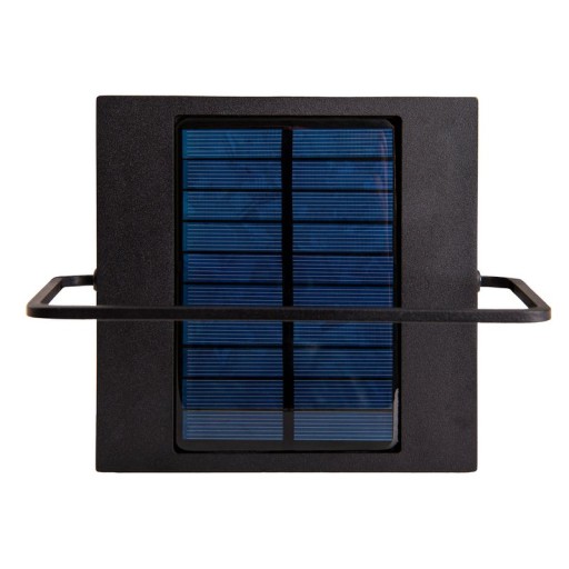 LED camping/skirting lamp H: 28cm, for outside, skirting lamp - metal and plastic in black, with integrated LED