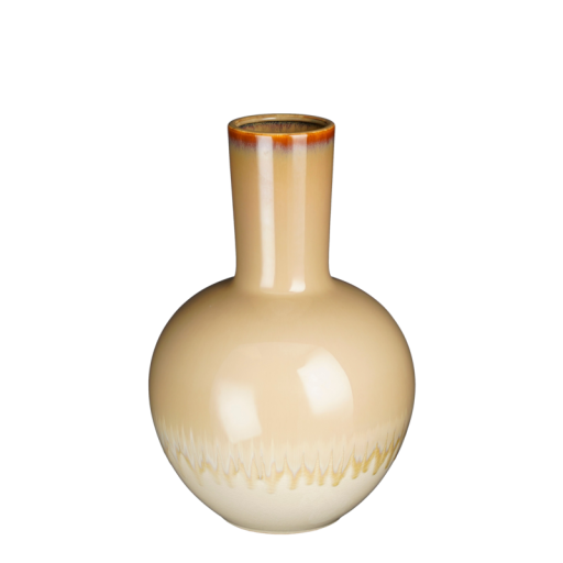 Holm Vaas | Vase H42 x Ø28 cm | Keramiek - Crème
