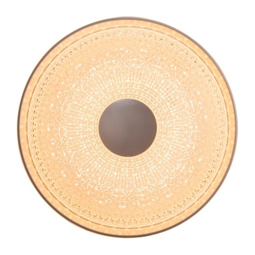 LED ceiling light "Boise" Ø 51 cm with many functions, made of metal and plastic, white, with integrated LEDs, lighting for living rooms or office