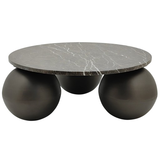 Skippy Coffee Table Brown Marble | Speelse en Stijlvolle Koffietafel | PTMD