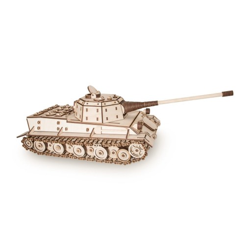 Eco-Wood-Art (EWA) 3D Mechanische Puzzel Tank "Lowe", 044, 62x22x18cm