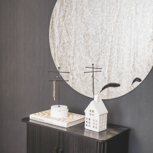 Mirror - Round - Smokey Glass - 80x1x80cm